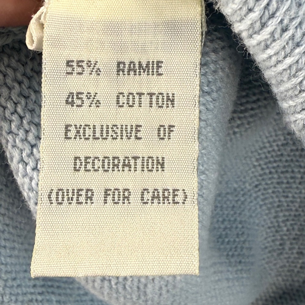 Susan Bristol Cardigan Sweater Short Sleeve Embroidered Knit Top XL‎ - Flawed - Picture 10 of 13